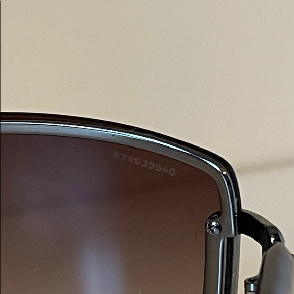 Burberry Brown Gradient Rimless Shield Sunglasses - Picture 9 of 13